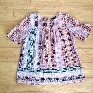 J. Crew printed tunic size 10